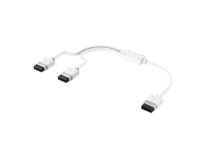 Corsair iCUE LINK Y-Kabel - 600mm Recht - Wit