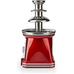 Melissa Schokoladenbrunnen 90 W 32 cm 3 Metall-Etagen Rot / Weiss, Fun Kitchen, Rot, Weiss