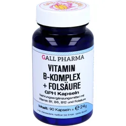 Vitamin B Komplex + Folsäure Gph Kapseln 90 ST