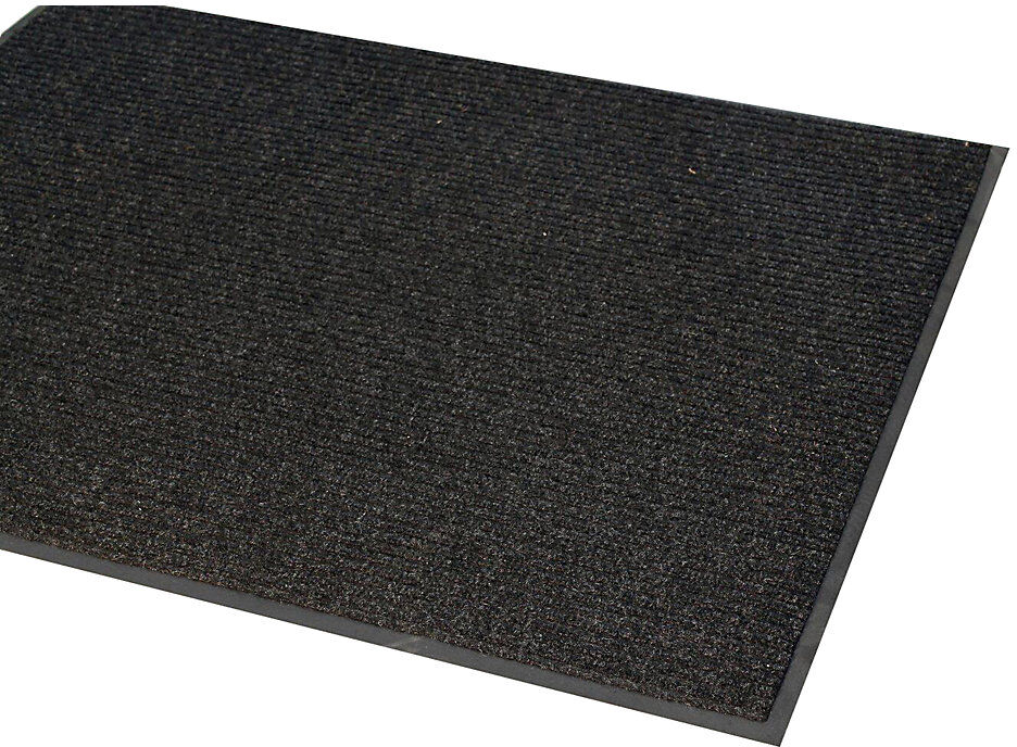 Schmutzfangmatte, gerippt, LxB 1200 x 800 mm, anthrazit COBA