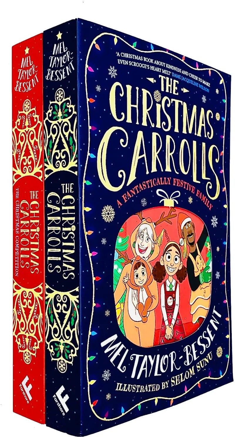 Farshore The Christmas Carrolls 2 Books Collection Set by Mel Taylor-Bessent - Paperback - Ages 7-9 - Funny Festive Family Fiction