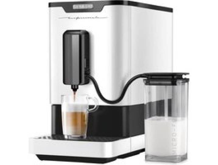 Machine Expresso Automatique Sencor Mousseur à Lait 19 Bars Compact Broyeur Café à grain Caftière Espresso Cappuccino Expresso Br