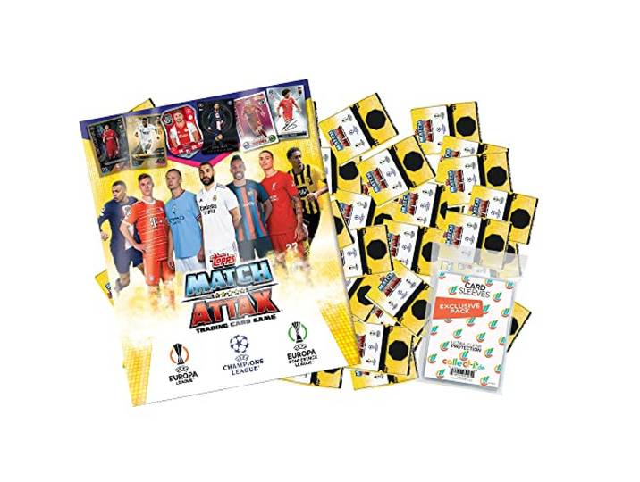 collect-it.de MY HOME OF CARDS + TOYS exklusive Aufbewahrungshüllen im Bundle mit Champions League 2022/23 - Trading Cards - Alle 500 Karten plus Sammelmappe (ohne limitierte oder andere Sonderkarten)