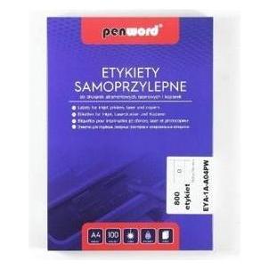Penword Selbstklebende Etiketten A4/100K 8x105x74mm (54614554)