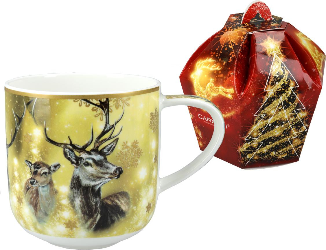 Carmani Kerstbeker met Hertenmotief