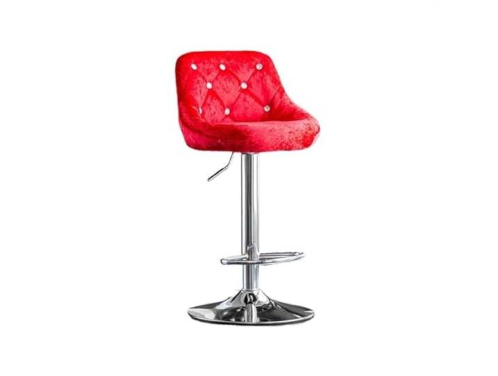 Bvn5kQ3dy Barstühle 60–80 cm hoher, drehbarer Haushalts-Küchenstuhl(Red)