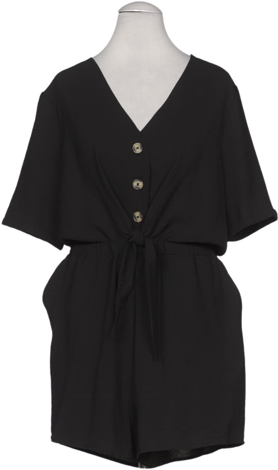 About you Damen Overall oder Jumpsuit, Schwarz, Gr. EU 36, kein / Etikett - Second Hand