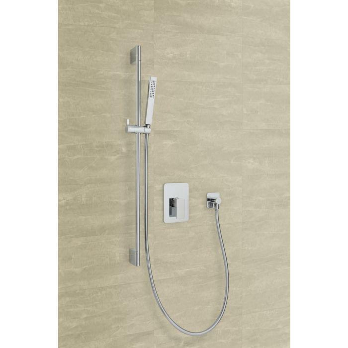 Herzbach Ceo Brausegarnitur 36.690276.1.01 stufenlos verstellbar, chrom