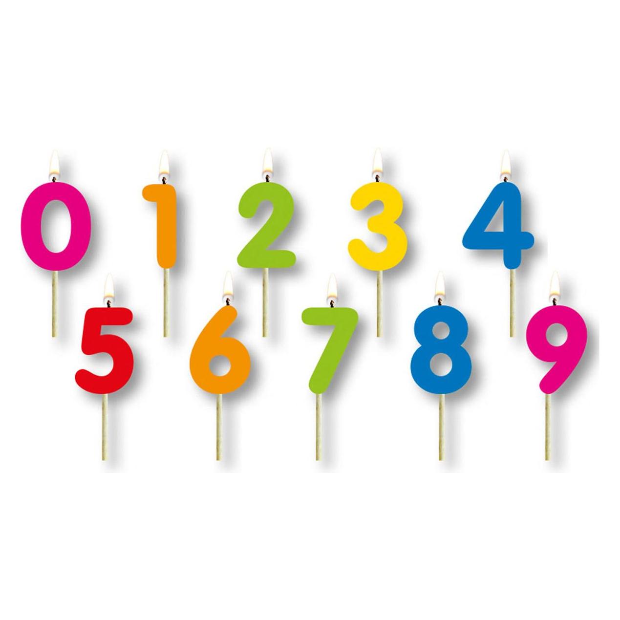 Folat Kaarsjesset-0-9 Jahren (10 Stk.) (22908)