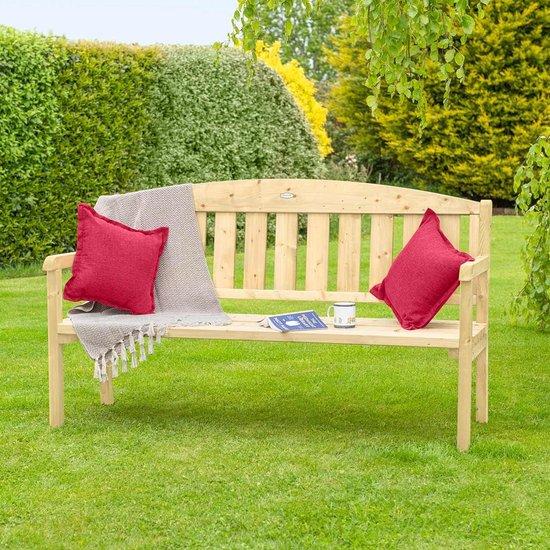 3-Sitzer Gartenbank aus Akazienholz - inklusive Schutzhülle