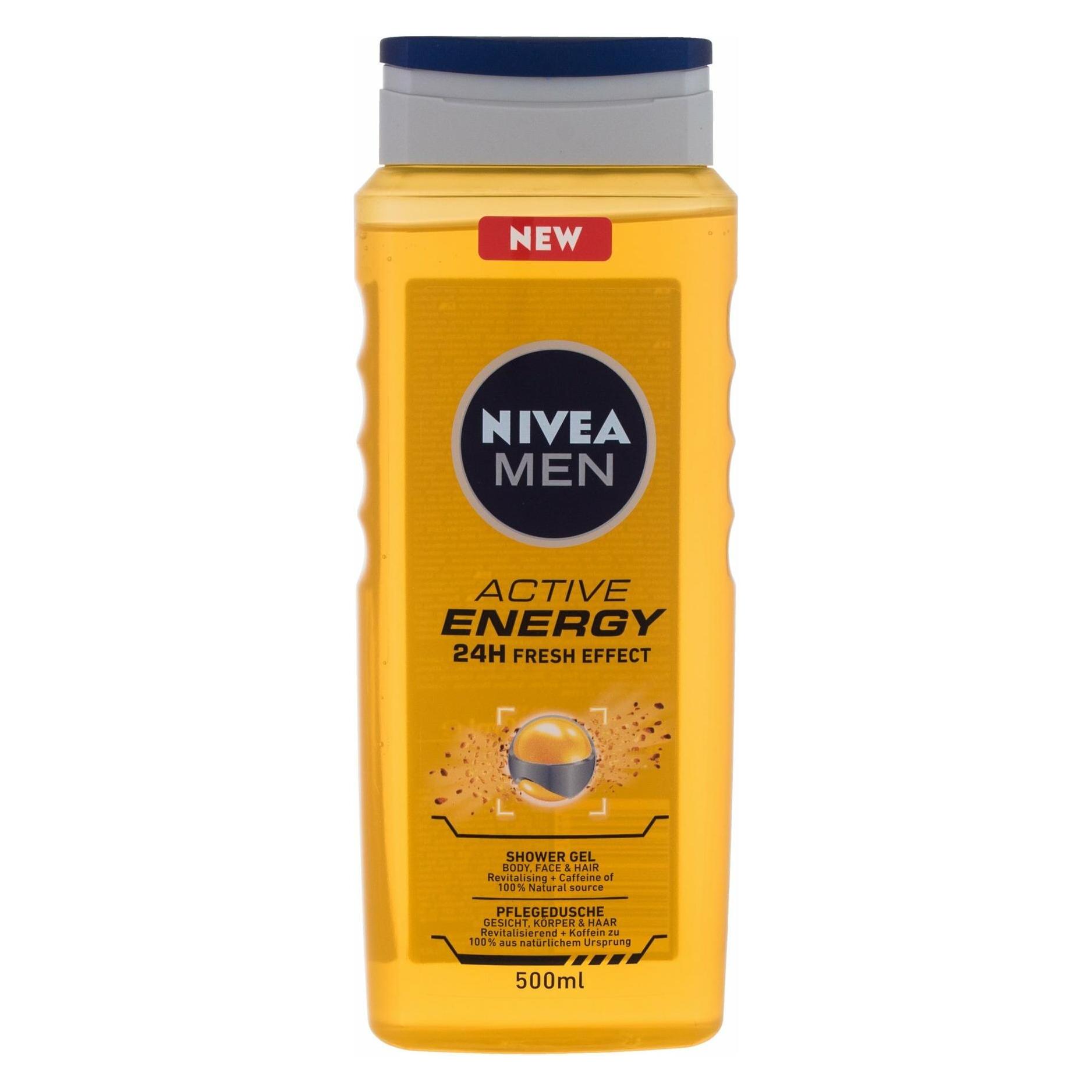 Nivea Men Active Energy Shower Gel 500ml (500 ml) (0192847)
