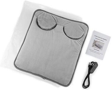 Inspire Essentials Electric Foot Heating Pad USB Plush Foot Warmer Cozy Heated Foot Mat usb Plug