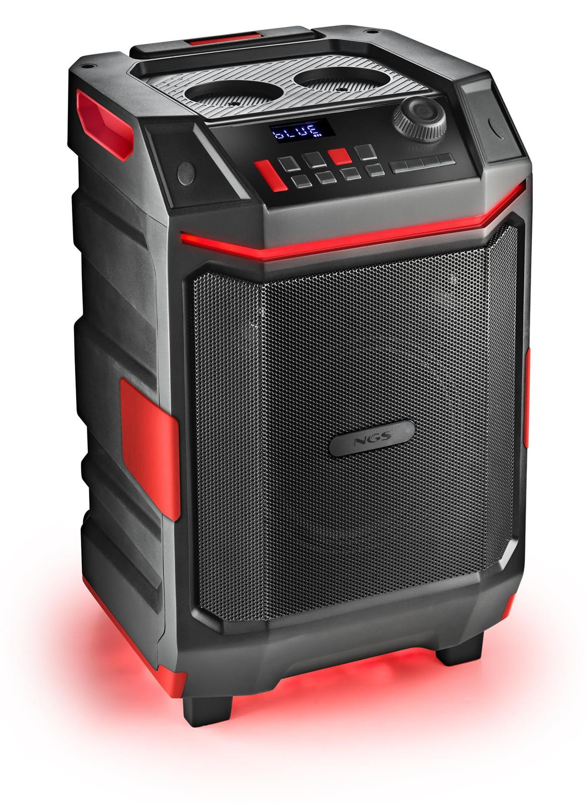 NGS Wild Bash Draadloze Draagbare Stereo Speaker, 50W, 10 dB, USB Type-A en USB Type-C