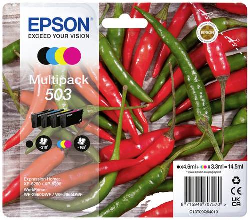 Epson Druckerpatrone T09Q6, 503 Original Kombi-Pack Color C13T09Q64010