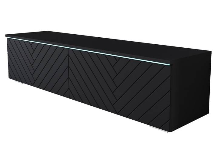 MIRJAN24 TV-Schrank D140 MDF (mit zwei Klappen) 140x33x30 cm, mit Füße