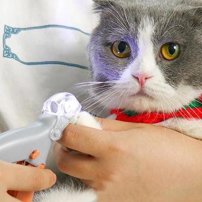 PetsAreLife LED Pet Nail Clipper With Magnifier Best Lighted Dog & Cat Clippers LED Pet Nail Clipper With Magnifier Best Lighted Dog & Cat Clippers