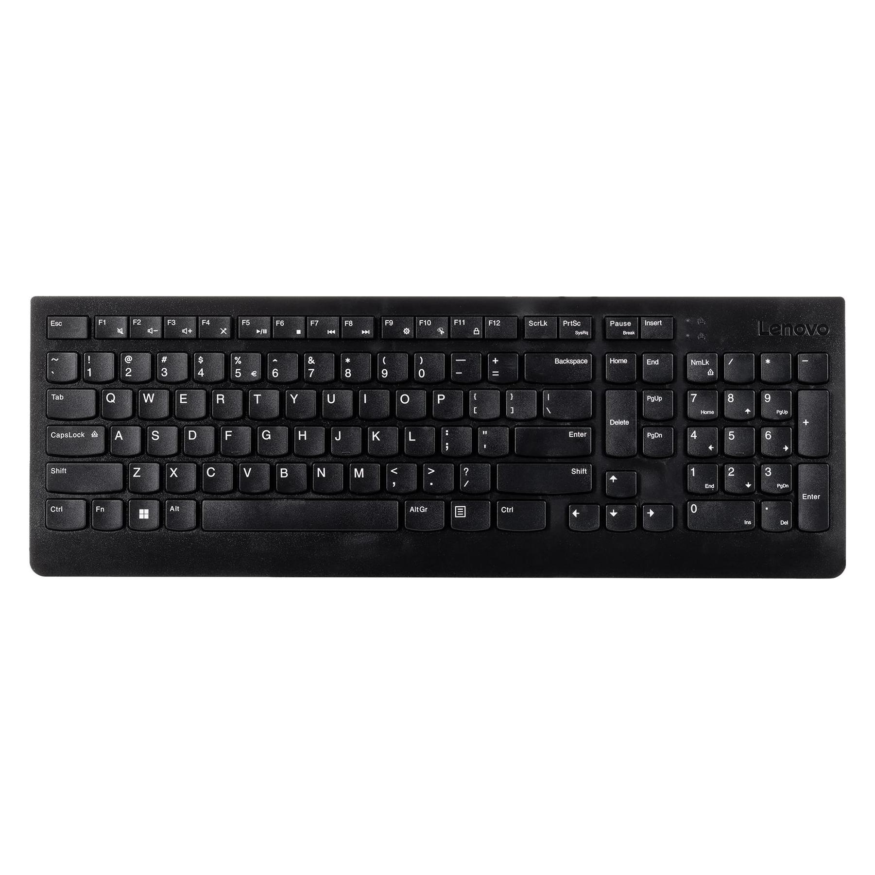 Lenovo Essential with cord - US Euro Black (US, Kabelgebunden) (4Y41C68681)