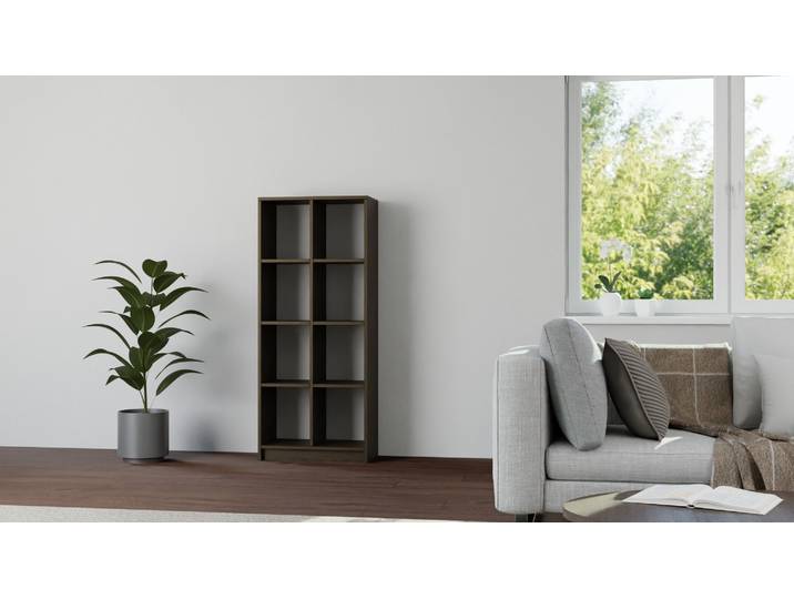 Highboard aus Massivholz Eiche geräuchert Natur geölt