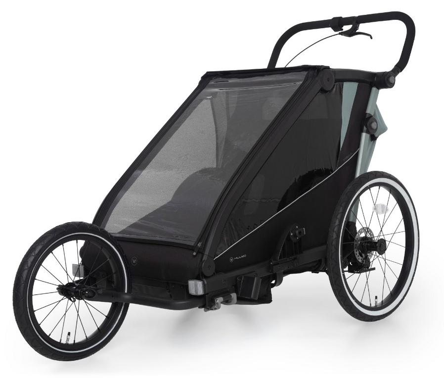 Muuvo Trail Fahrradanhänger Kinderwagen Anhänger Jogger 3in1 Green