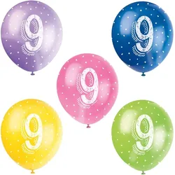 5 Luftballons 9. Geburtstag
