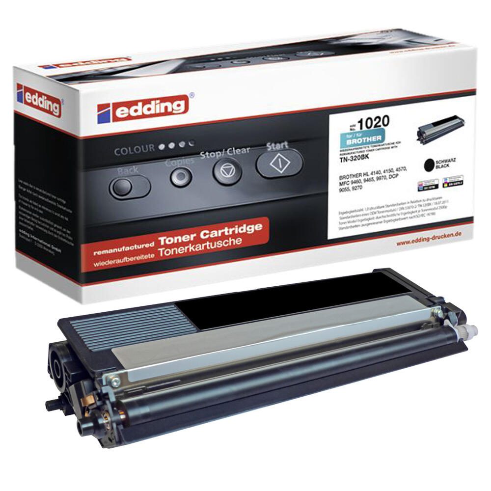 edding Toner EDD-1020 schwarz kompatibel zu brother TN-320BK 18-1020