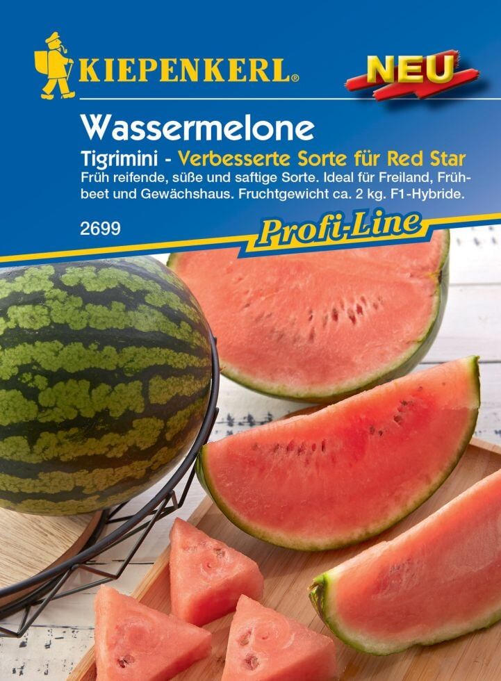 Pflanzen Kiepenkerl Wassermelone Tigrimini F1