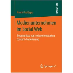 Medienunternehmen im Social Web, Fachbücher von Naemi Goldapp