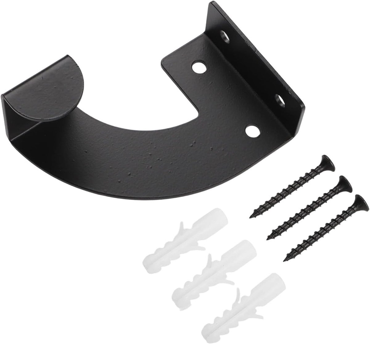 Zwarte Kettingzaag Hanger Gereedschapshaak van Stevig Metaal - B/D/H: 15 x 12 x 6 cm