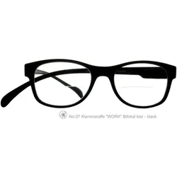 Lesebrille No.07 Klammeraffe Work bifokal schwarz
