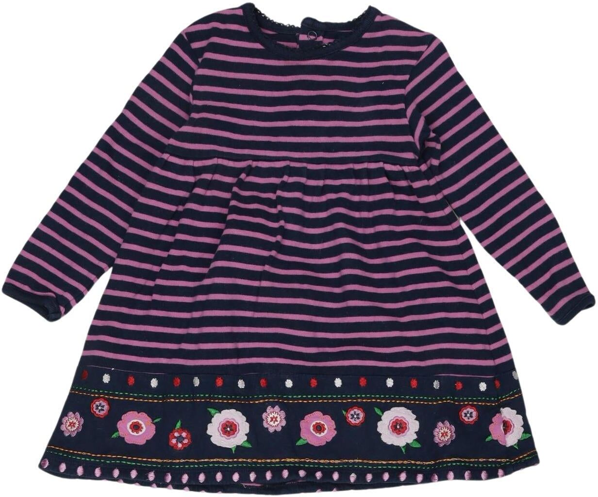 JoJo Maman Bebe Mädchen Kleid, Mehrfarbig, Gr. EU 80, Baumwolle - Second Hand