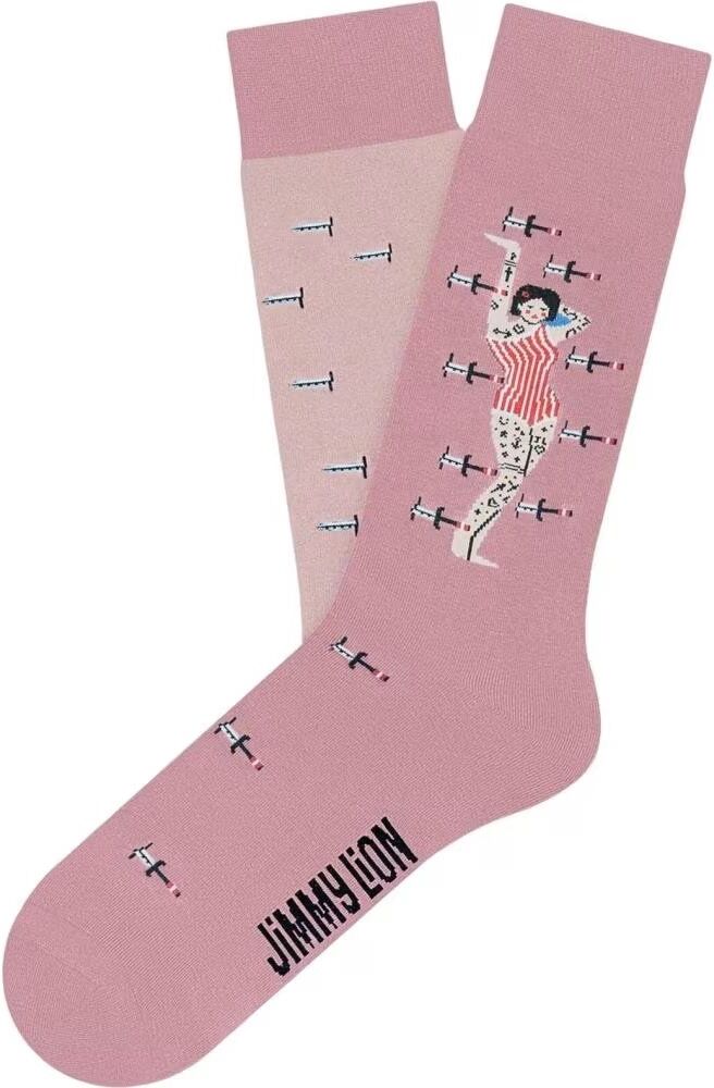 Calcetines Jimmy Lion Dancer Rosa L Unisex