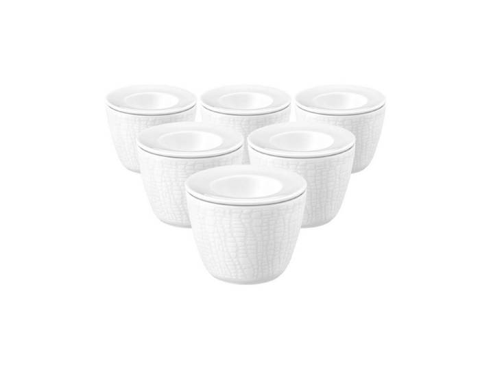 Seltmann Weiden Eierbecher Life Fashion Snack and Egg ø 6,8 cm 6er Set, (6er Set, 12-tlg., 6x Eierbecher)
