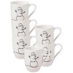Villeroy & Boch Statement Lines Becher 'XMAS' 290 ml 6er Set