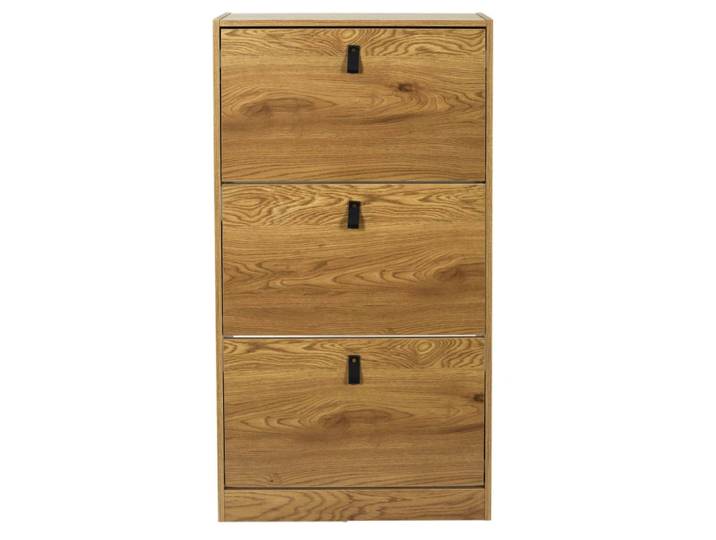 Meuble à chaussures 3 portes effet bois