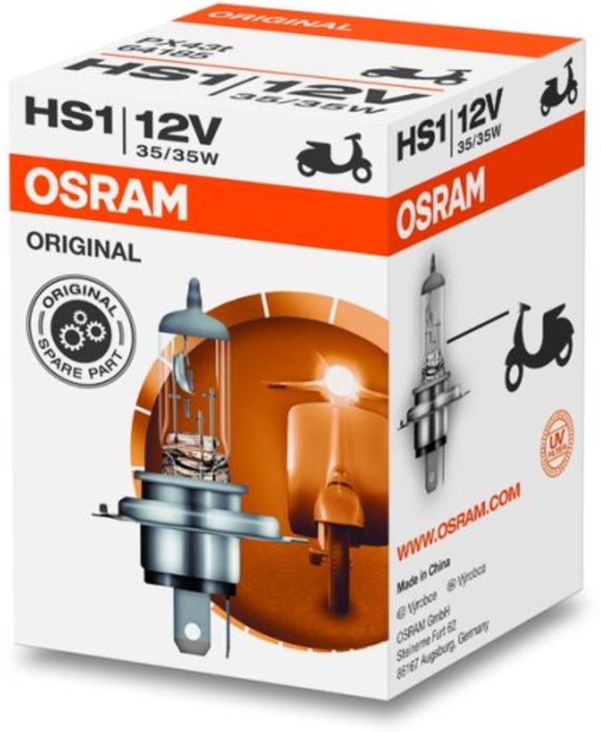 Ams-Osram Glühlampe Sekundär OSRAM HS1 Standard 12V/ 35W, 1 Stück