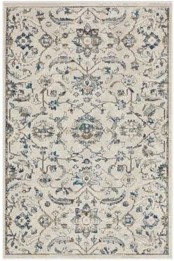Mohawk Home Mizani Floral Ornamental Woven Area Rug