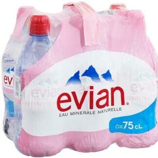 Evian Naturliches Mineralwasser Still 0,75l - 6 x 0.75 L