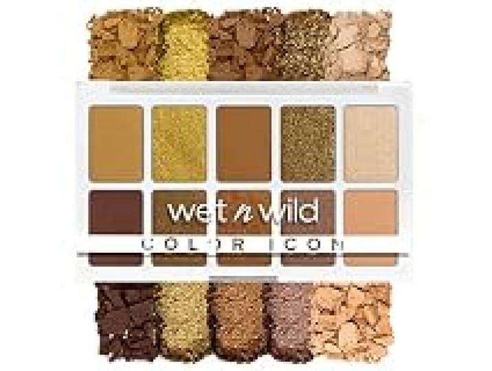 wet n wild, Palette 10 Nuances Color Icon, Palette de Fards à Paupières, 10 Couleurs Richement Pigmentées pour un Maquillage Quotidien, Formule Longue Durée et Facile à Mélanger, Call Me Sunshine