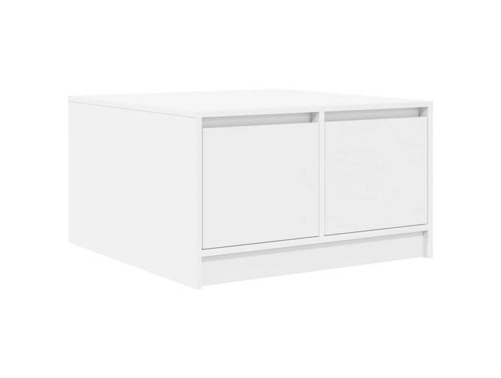 vidaXL Couchtisch Couchtisch mit Schubladen Weiß 70,5x70x40 cm (1-St)