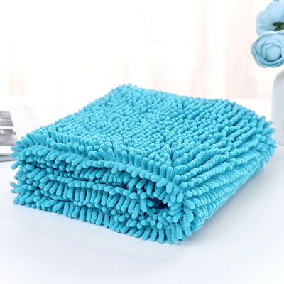 PetsAreLife Super Absorbent Dog Towel For Quick Drying Blue M (35 X 80cm)