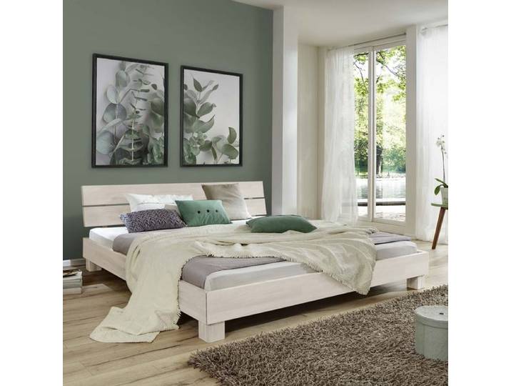 Bett Mera Buche Massivholz 140x220cm