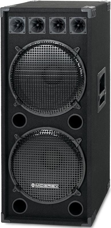DJ-2522 2-Wege-Lautsprecher, 1500 W, schwarz