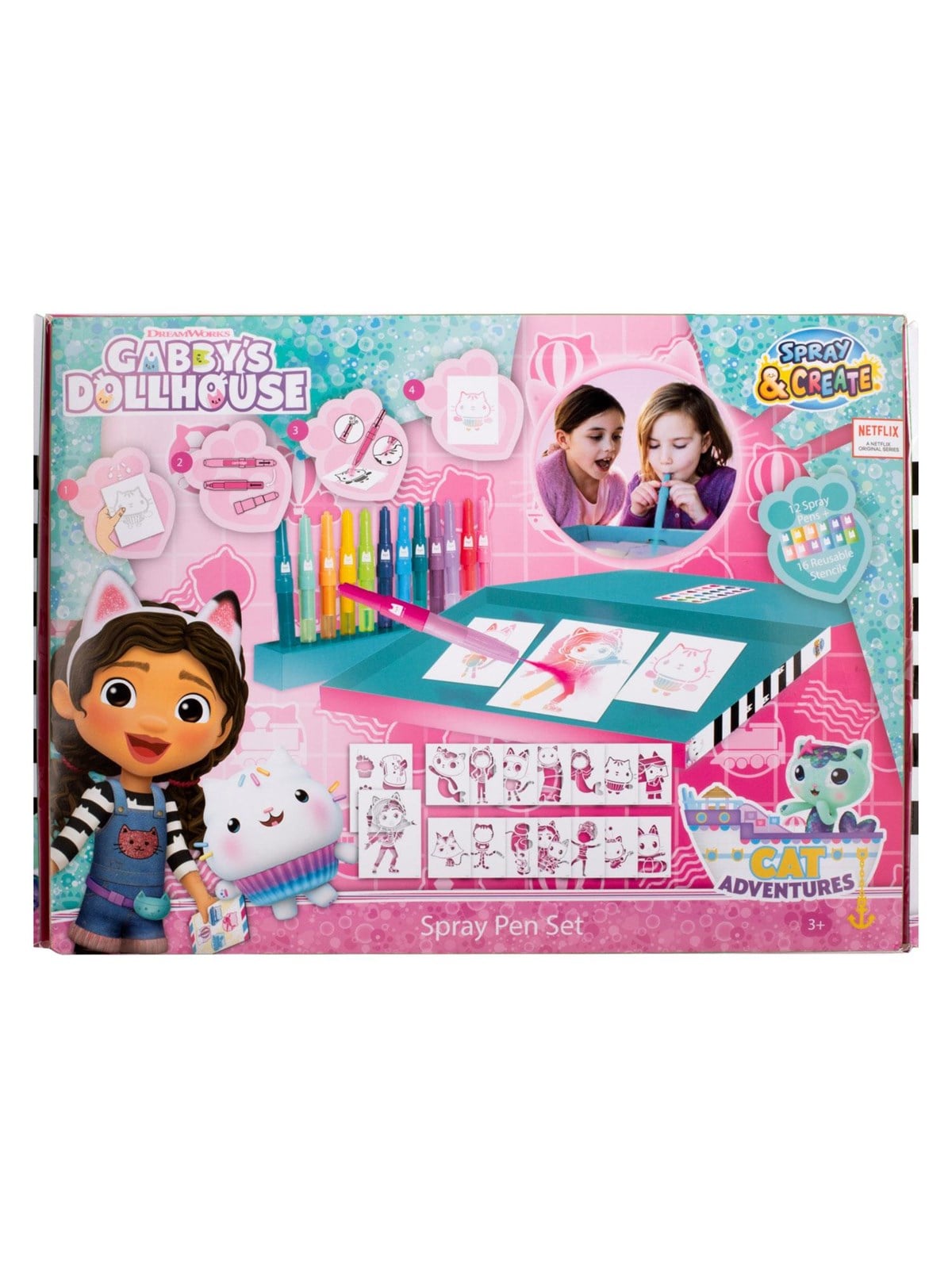 Canenco - Gabby's Dollhouse Blow Pen Set Deluxe