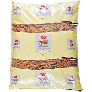 Mamma-Lucia Nudeln Pasta Classica Vollkorn Penne Rigate, Hartweizen, 5 kg
