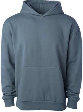Independent Trading Co. IND420XD Mainstreet Hooded Sweatshirt in Blue Magic size 2XL   Cotton/Polyester Blend