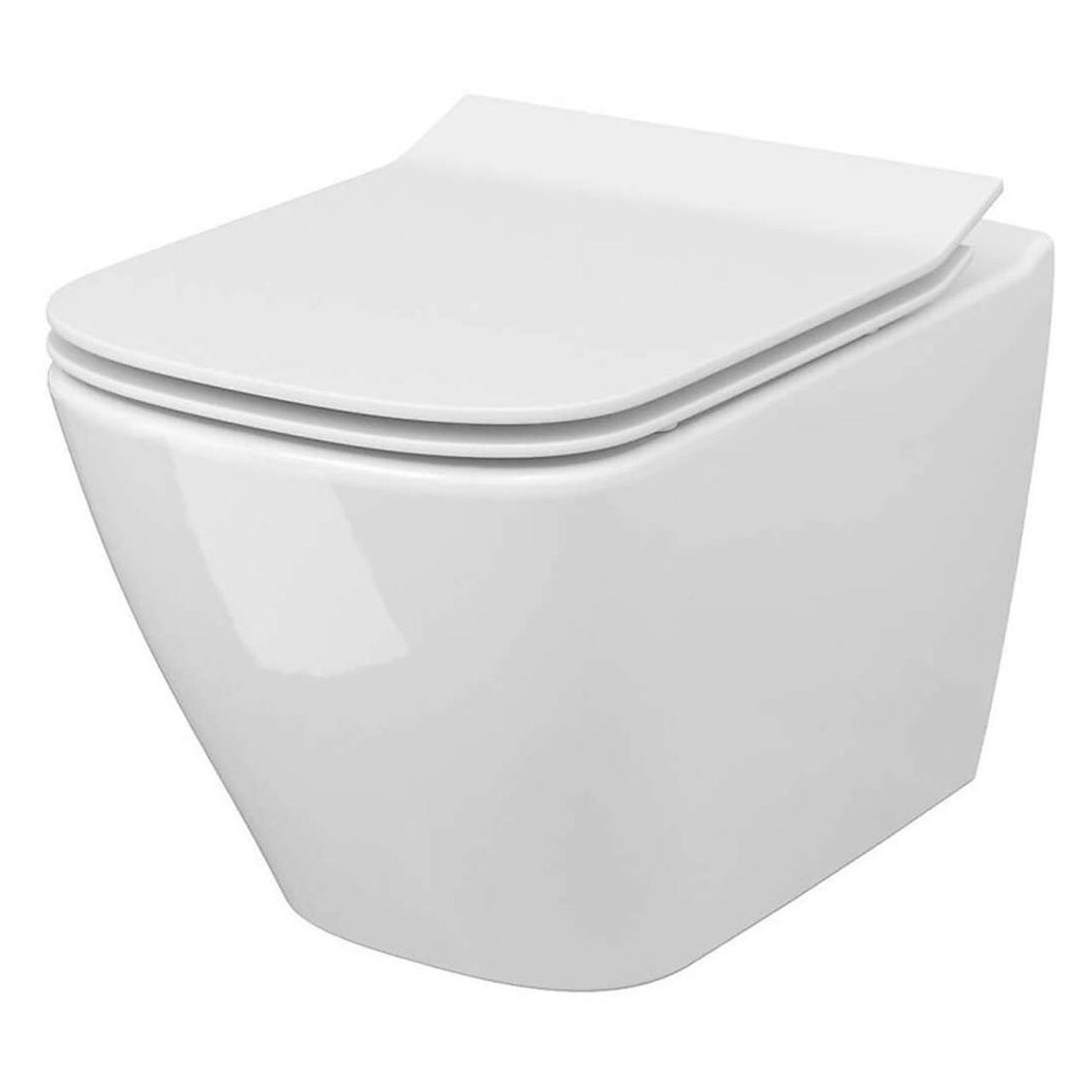 Cersanit Miska WC SET B220 City Square Clean On + deska Slim wolnoopadająca (S701-405-ECO) (S701-405)