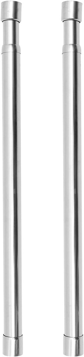 Verstelbare kledingroede zilver - Uittrekbare hangstang voor kastenorganisatie - 56 cm