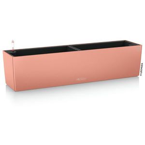 Lechuza BALCONERA Color 80 Blumenkasten, korallrot, 79 x 19 x 19cm, aus Kunststoff, mit Wasserspeicher
