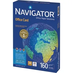 Navigator Office Card Kopierpapier, DIN A3, 160g/qm, weiß, Weißegrad: 169 CIE