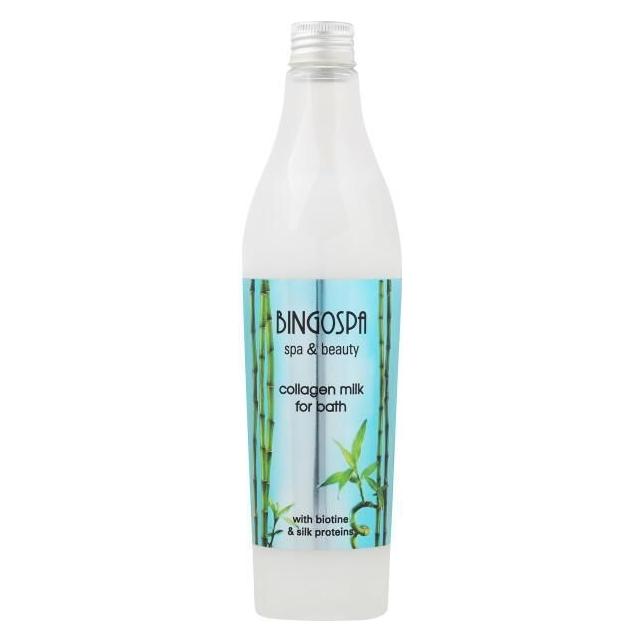 BingoSpa Kollagen-Milchbad mit Biotin und Seidenproteinen zur Entspannung und Befeuchtung der Haut 400 (Schaumbad, 400 ml) (47592954)